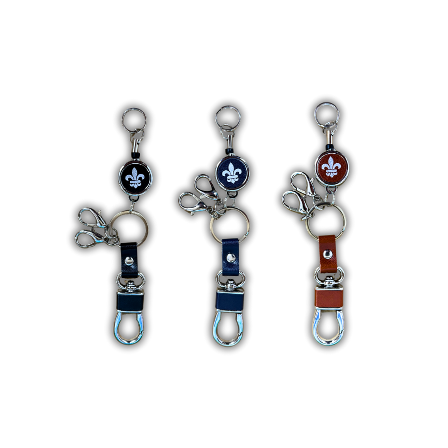 ゆりリール付キーホルダー